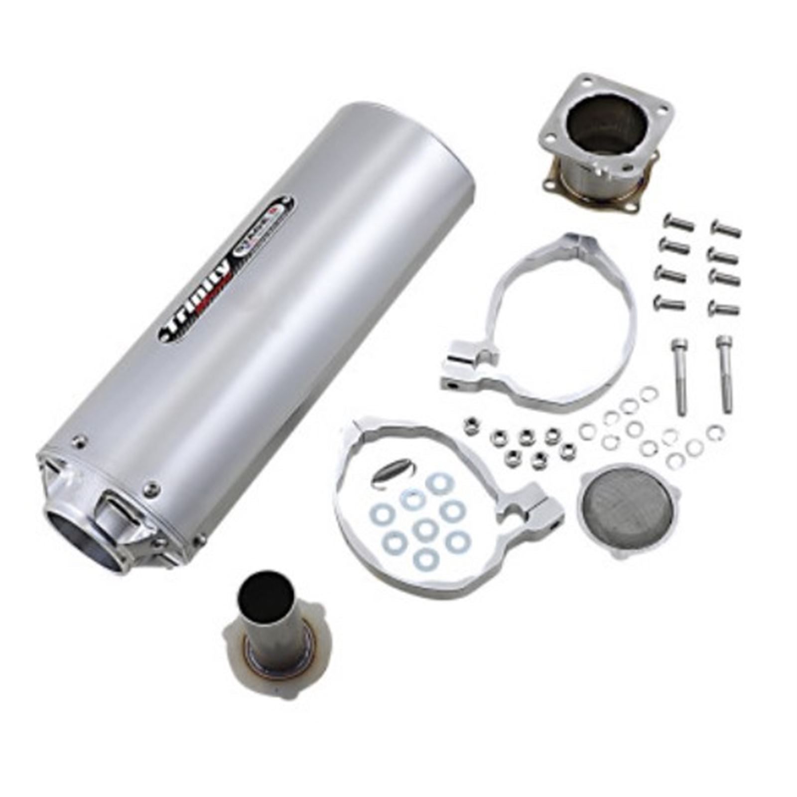 Trinity Racing Muffler - Brushed - KRX1000 [MPN: TR-4176S]_726835