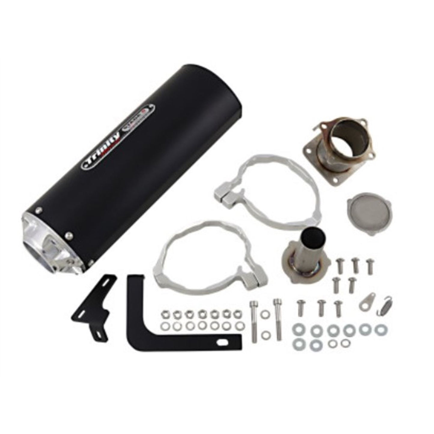 Trinity Racing Muffler - Black - KRX1000 [MPN: TR-4176S-BK]_726836