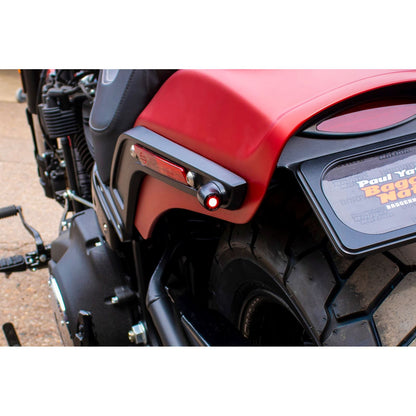 Paul Yaffe's Bagger Nation Lightning Bullets Black Red Tail/Brake/Turn Signal [MPN: LB-R-BRK-B]_614810