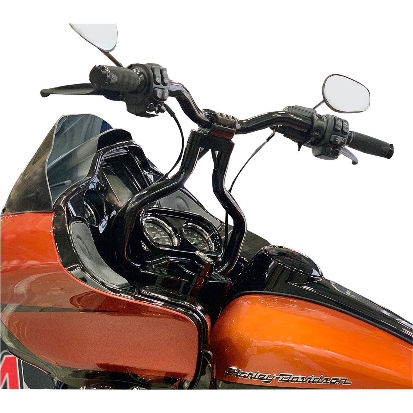 LA Choppers Black 14" Kage Fighter Handlebar for FLTR [MPN: LA-7339-14B]_1046790
