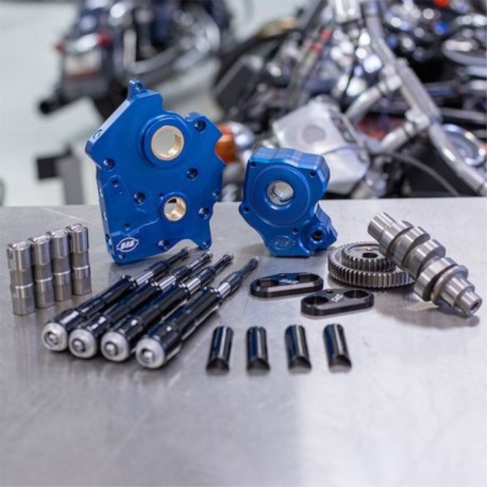 S&S Cycle Cam Chest Kit - 465 Series - Gear Drive - Oil Cooled - Milwaukee Eight 310-1013A_1464211