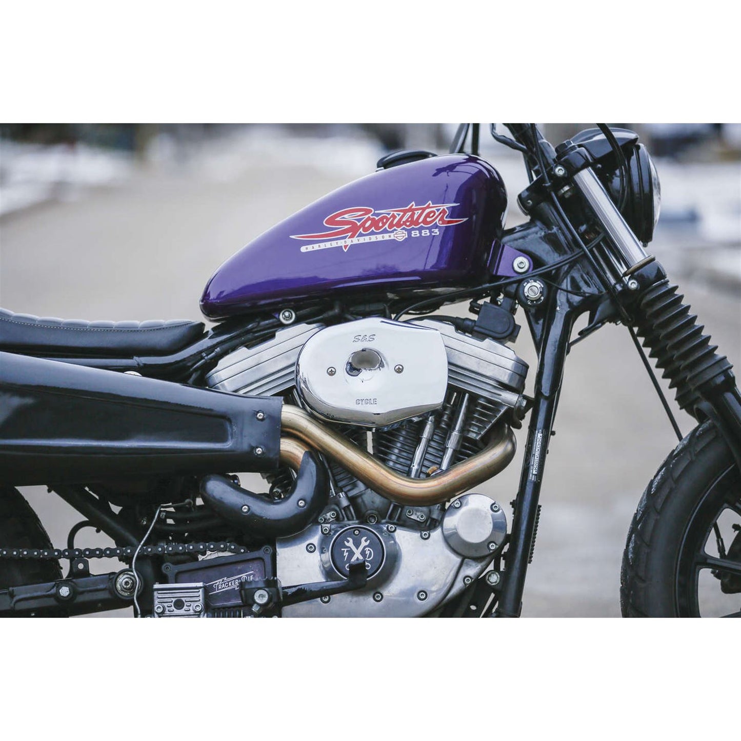 S&S Cycle Stealth Tribute Air Cleaner Cover/Chrome 170-0592_990892