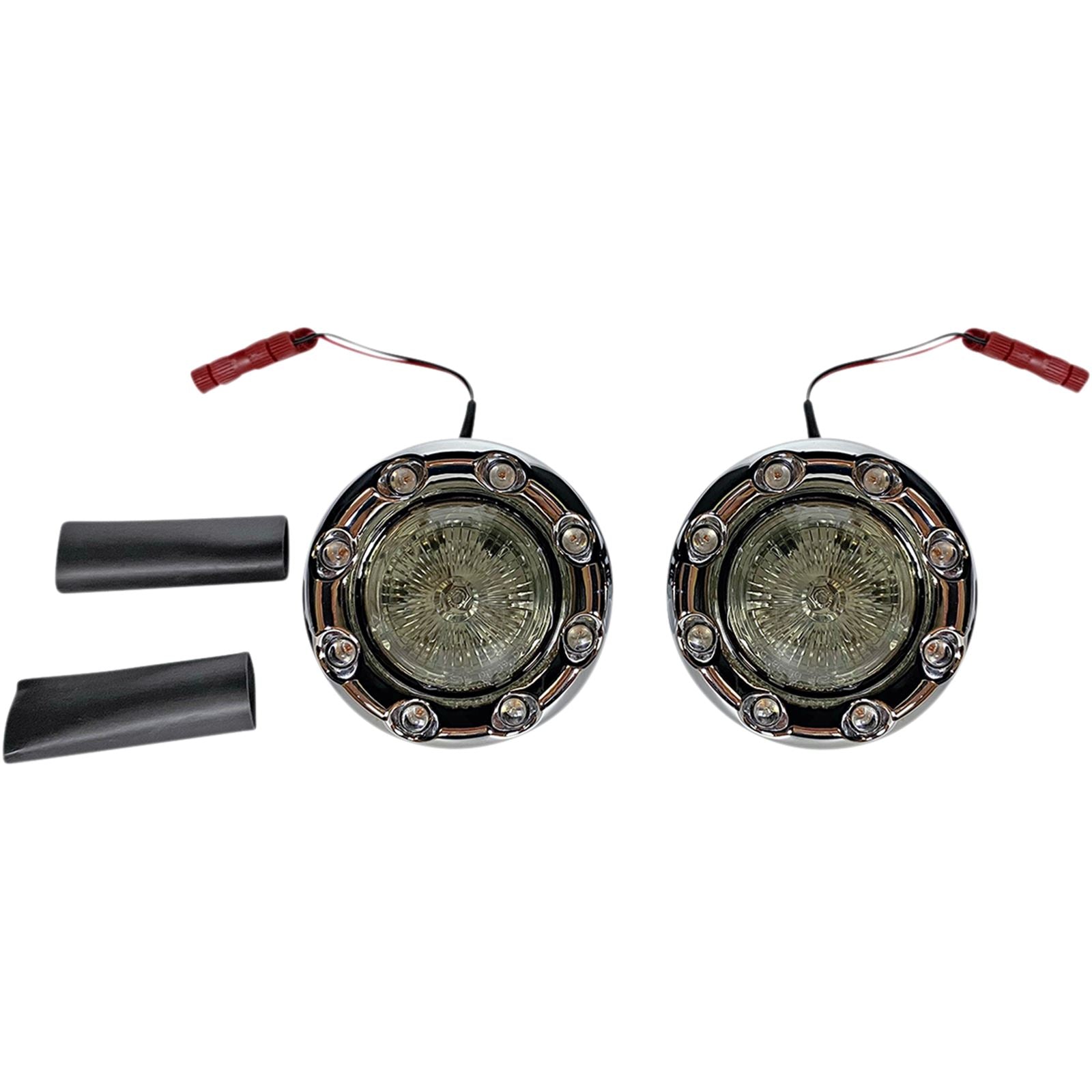 Custom Dynamics ProBEAM® Bullet Ringz™ LED Turn Signals - Chrome/Smoke PB-BR-RR-IND-CS_1046823