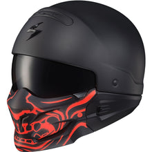 ScorpionEXO Covert Face Mask Samurai Glow in the Dark Red 52-546-22_615012