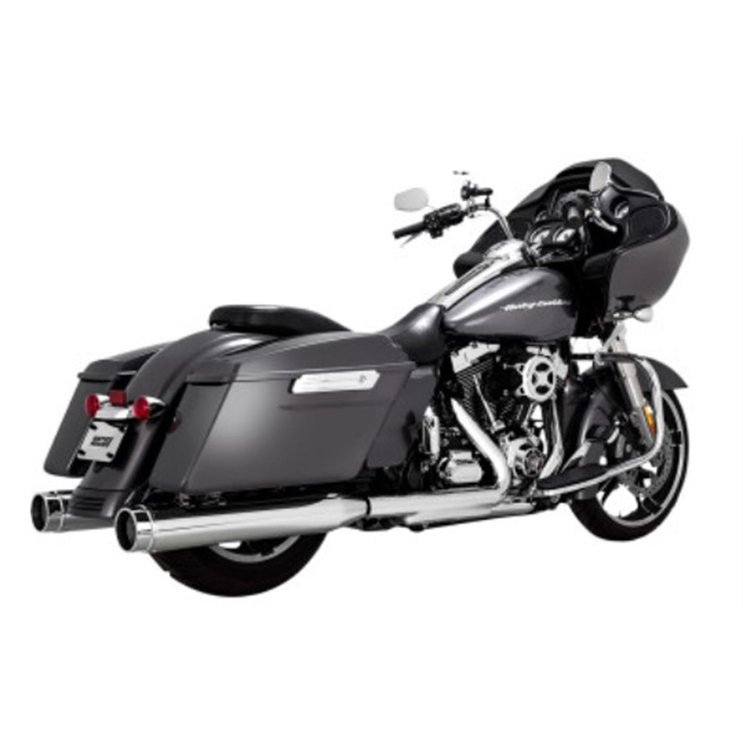 Vance And Hines Torquer Mufflers -  Chrome - 4.5" - '95-'16 FL 16673_678373