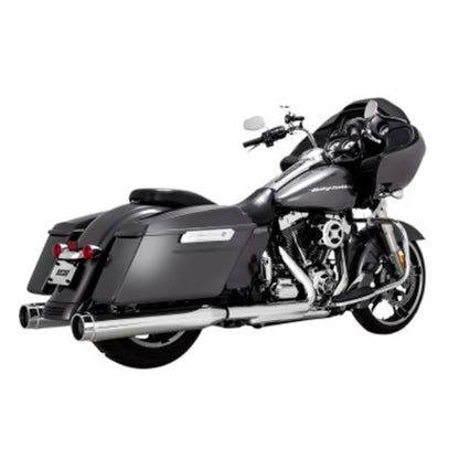 Vance And Hines Torquer Mufflers -  Chrome - 4.5" - '95-'16 FL 16673_678373