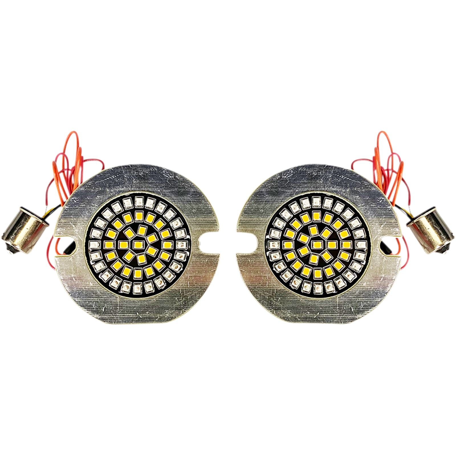 Custom Dynamics Flat Rear Turn Signal 1156 - Amber Lens GEN-4-AR2-1156T_1046923