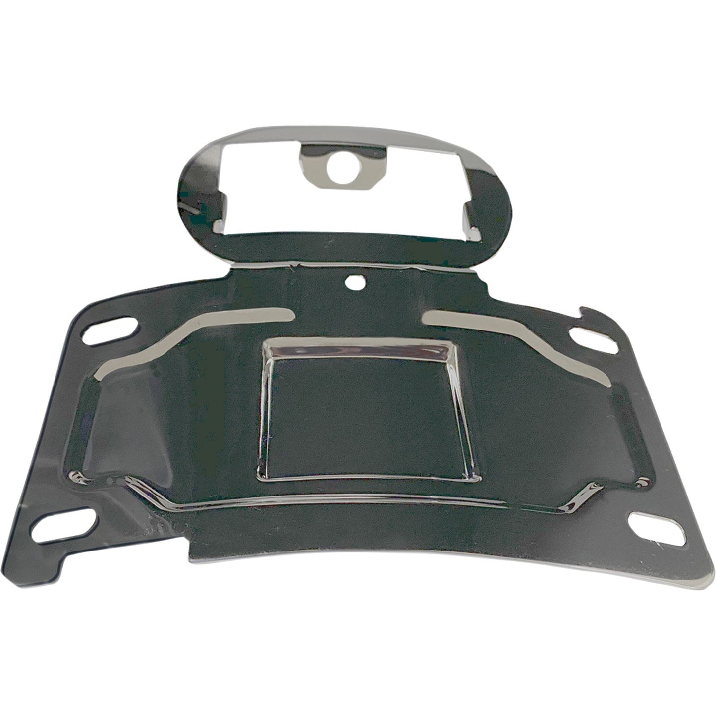 Custom Dynamics License Plate Mount/Relocation - Chrome CD-TLLP-KIT-C_1046938