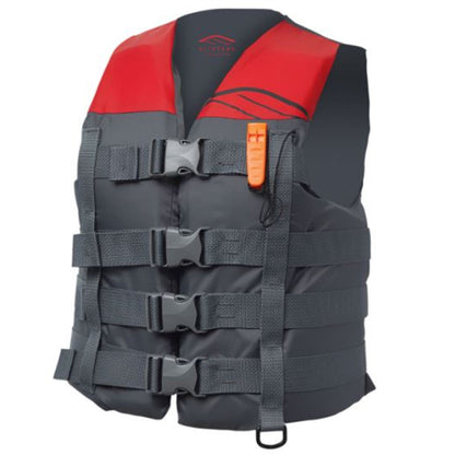 Slippery Hydro Vest - Charcoal/Red - 4X-Large 3240-0865_644068