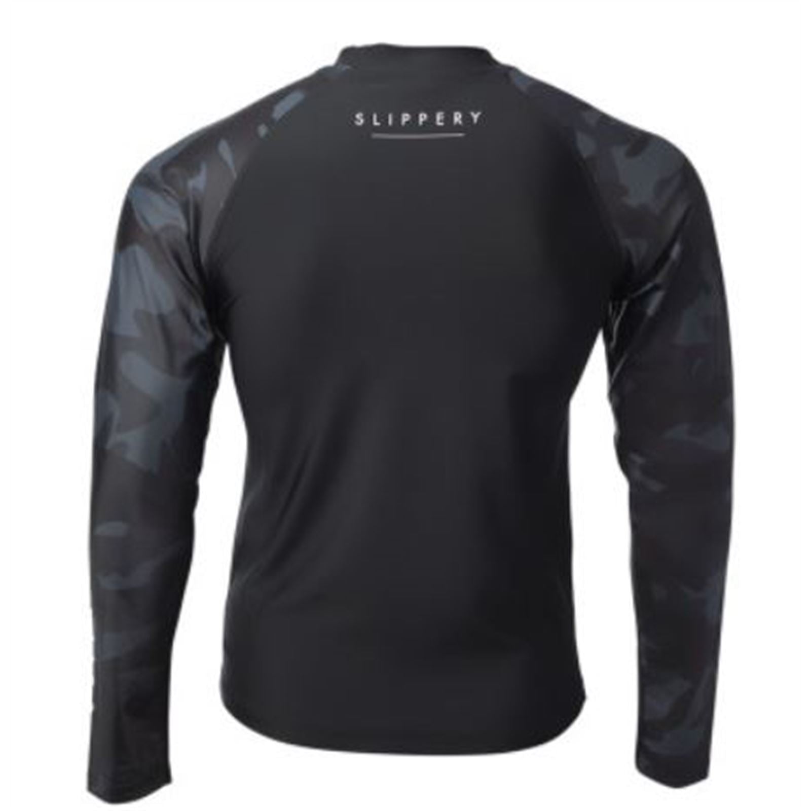 Slippery Rashguard Long Sleeve - Black/Camo - X-Small 3250-0128_733283
