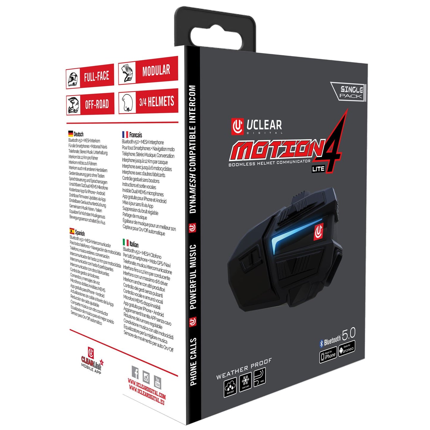 UClear Motion 4 Lite Bluetooth Communicator 180507_615347