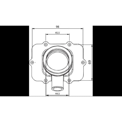 2FastMoto Carburetor Intake Mounting Flange for Ski-Doo K07-102-06_895472