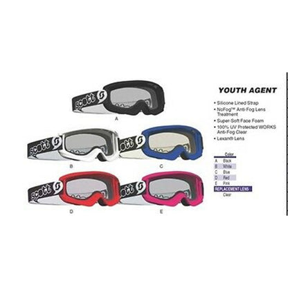 Scott Youth Agent Goggles - White 272839-0002043_651066