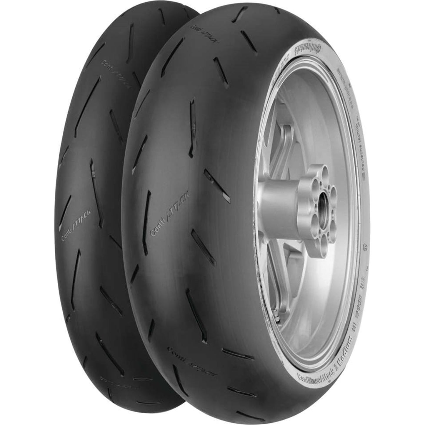 Continental Tire - Powersports Conti Race Attack 2 Soft/Medium Track Tire 180/60-17, Rear, Radial, 75W [MPN: 02446560000]_993815