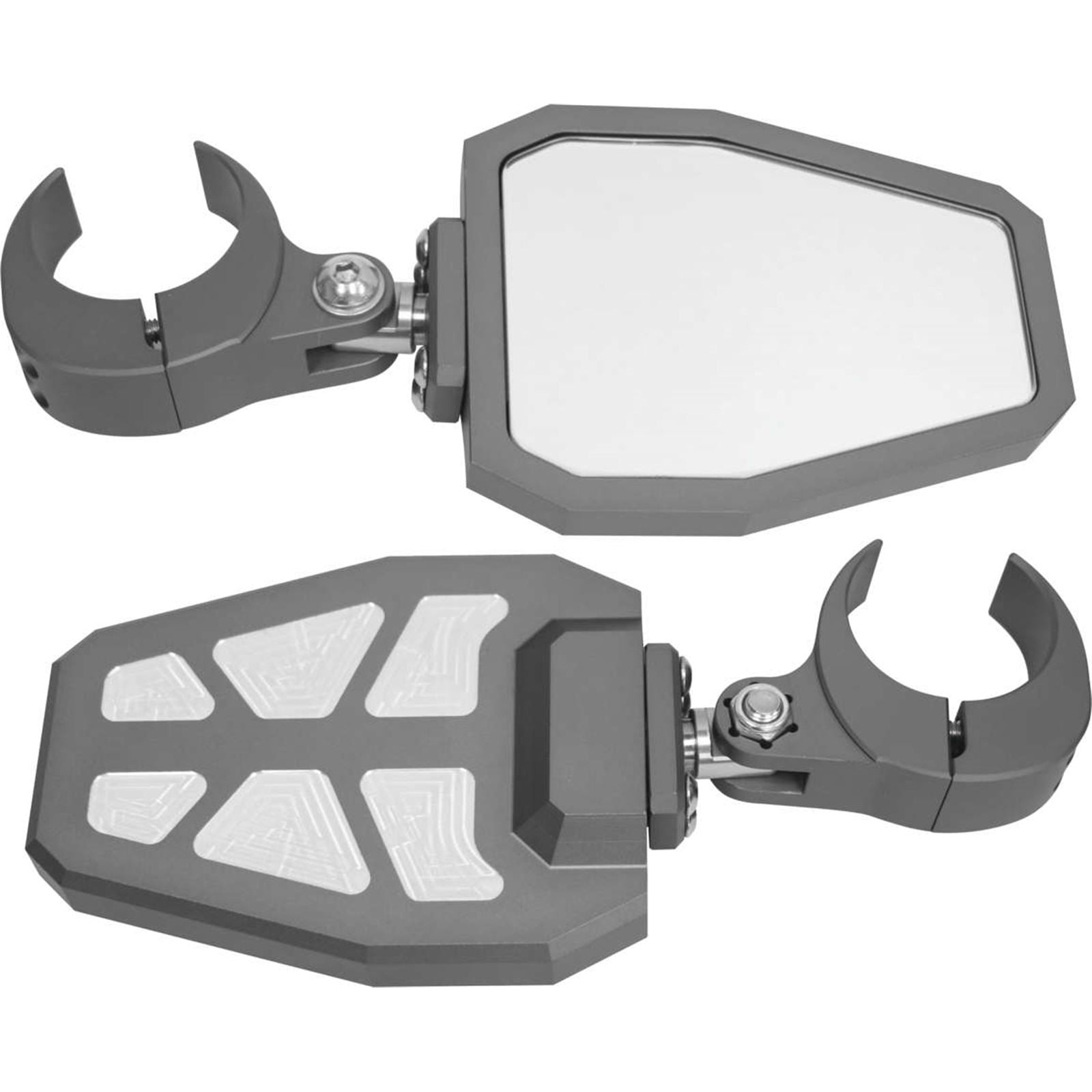 Modquad Side Mirrors 1 7/8" Pocket Grey [MPN: SIDE-1.875-PG]_984921
