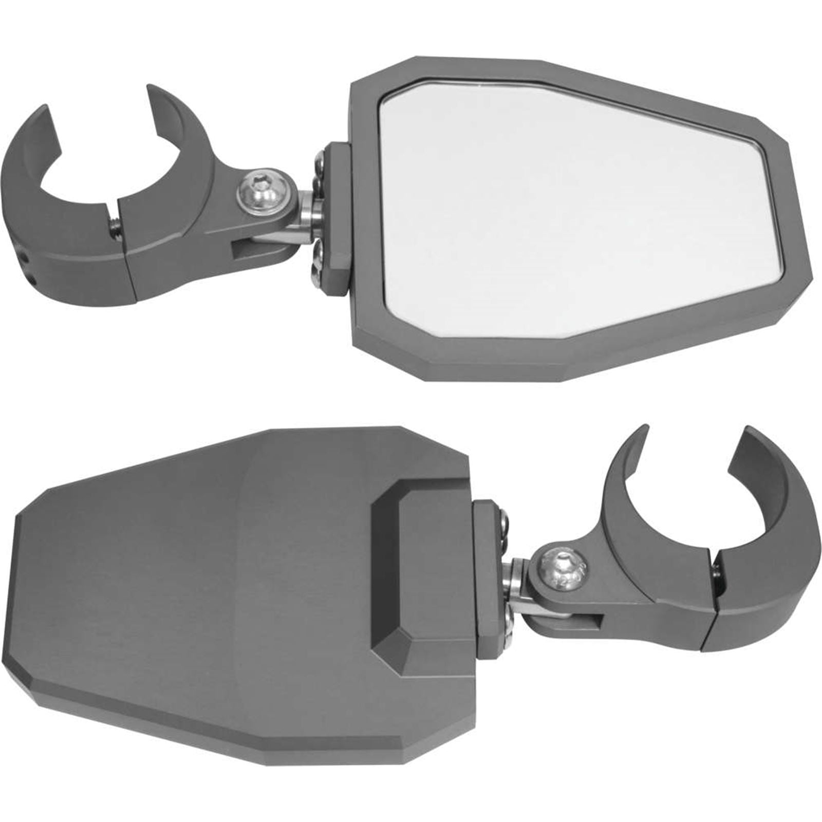 Modquad Side Mirrors 2" Clamp Grey [MPN: SIDE-2-G]_985312