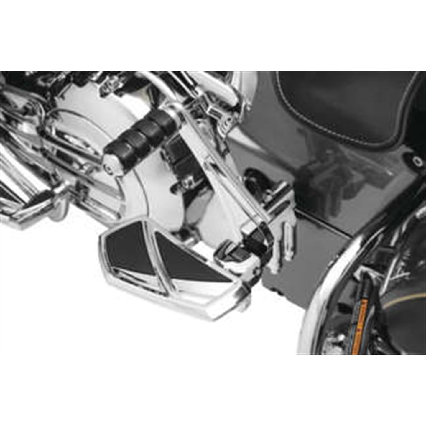 Kuryakyn Passenger Peg and Board Mounts Gloss Black 5831_981781