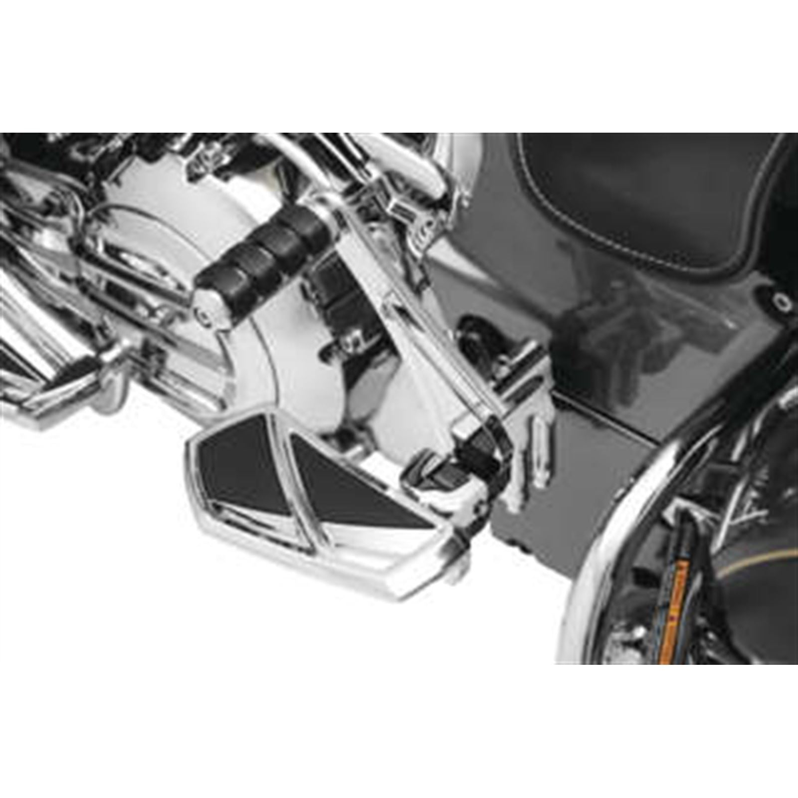 Kuryakyn Passenger Peg and Board Mounts Gloss Black 5831_981781