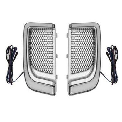Kuryakyn Tracer LED Fairing Lower Grills - Chrome 5063_722351
