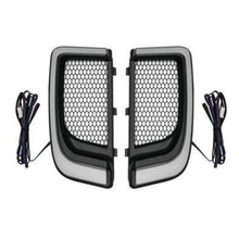 Kuryakyn Tracer LED Fairing Lower Grills - Black 5064_722360