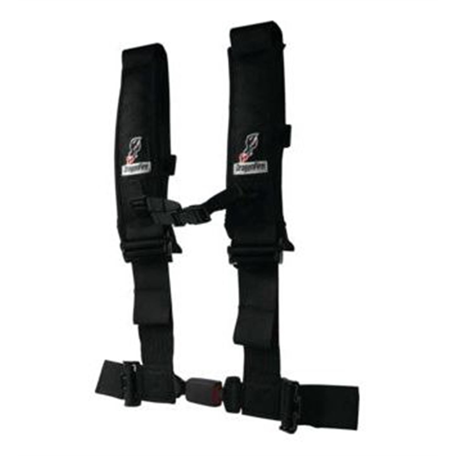 DragonFire Racing Harness 3" EZ Adjust - Black 14-0802_735481