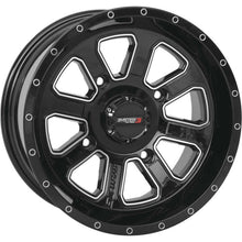 System 3 ST-4 Aluminum Wheel 14x7, 4/156, 4+3, Black/Machined 14S3-4156_983653