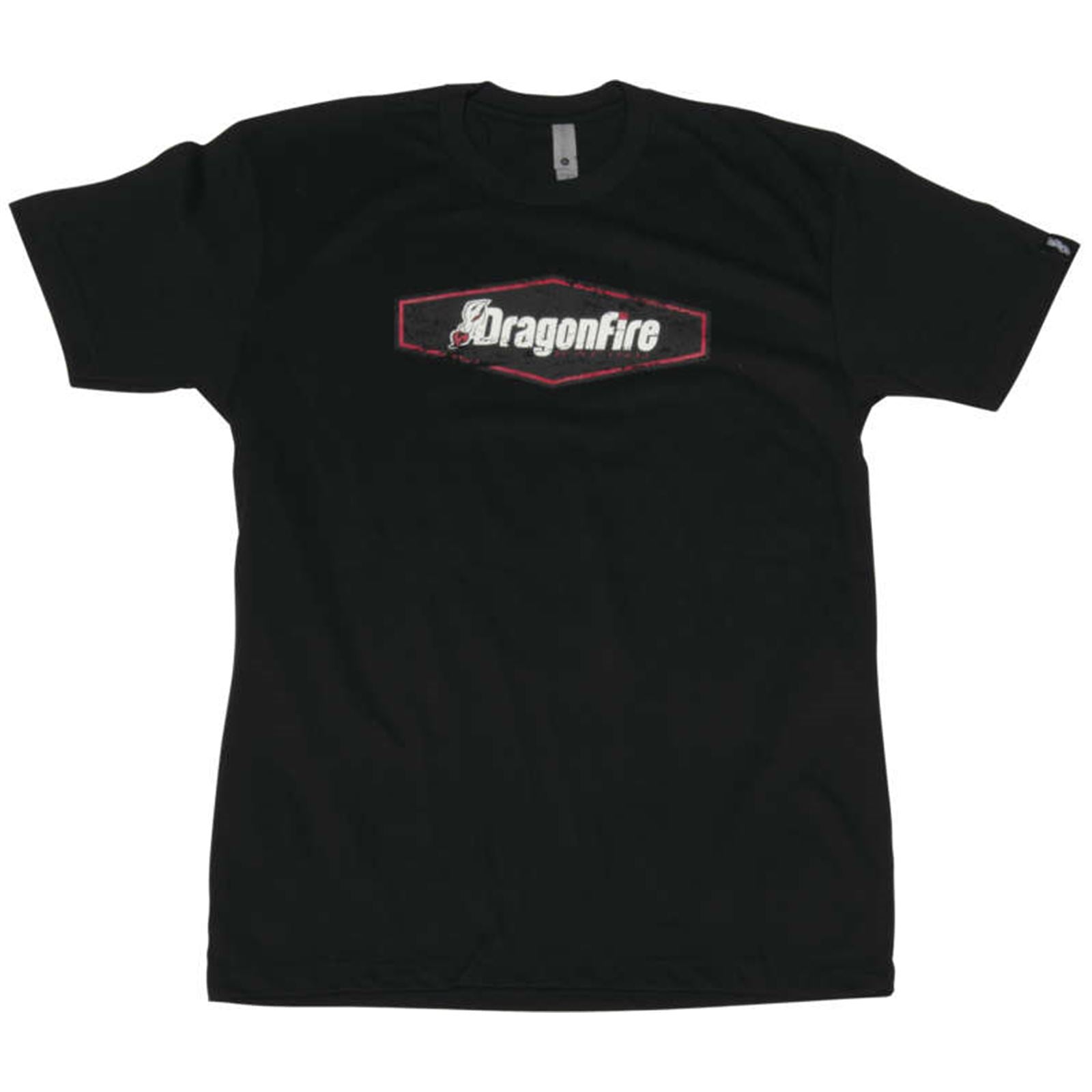 DragonFire Racing Vintage Hex Tee - Black - Large 13-0047_985865