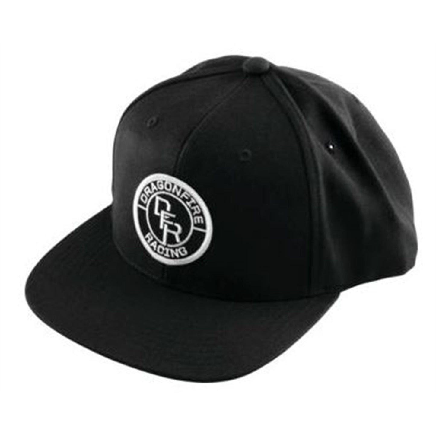 DragonFire Racing Circle Logo Snapback Hat - Black - One Size 13-0064_744342
