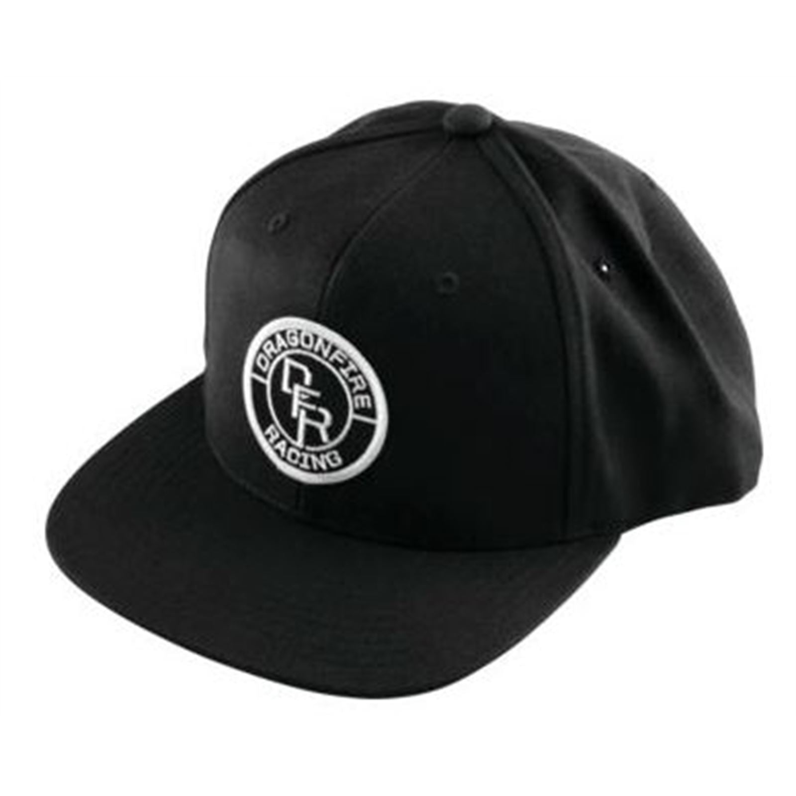 DragonFire Racing Circle Logo Snapback Hat - Black - One Size 13-0064_744342