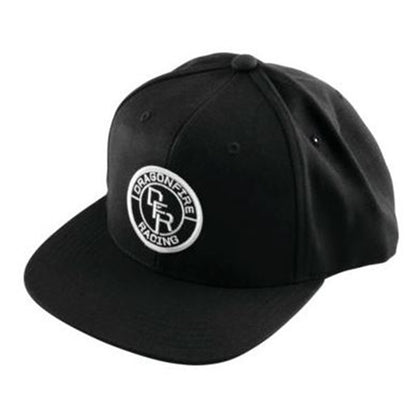 DragonFire Racing Circle Logo Snapback Hat - Black - One Size 13-0064_744342