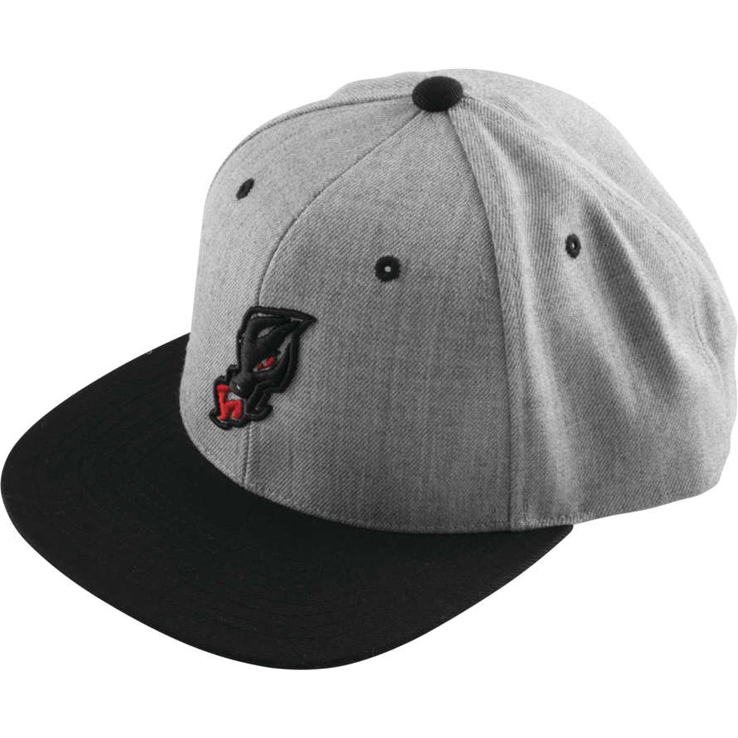 DragonFire Racing Dragon Head Snapback Hat - Grey/Black - One Size 13-0065_996095