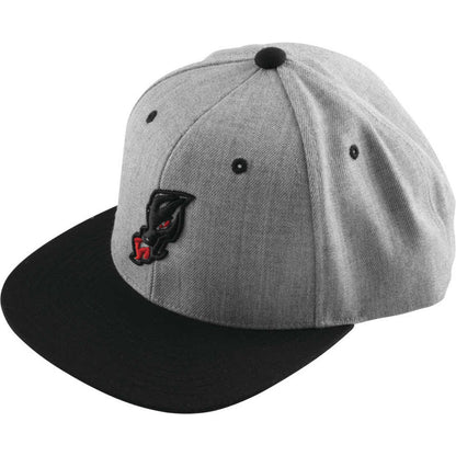 DragonFire Racing Dragon Head Snapback Hat - Grey/Black - One Size 13-0065_996095