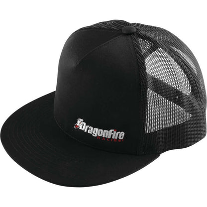DragonFire Racing Logo Snap Snapback Hat - Black - One Size 13-0066_987125