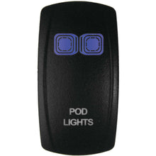 DragonFire Racing Laser-Etched Dual LED Switches Lights On/Off, Blue 04-0089_980914
