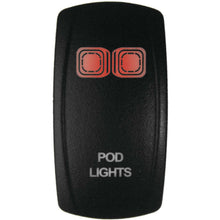 DragonFire Racing Laser-Etched Dual LED Switches Lights On/Off - Red 04-0090_983181