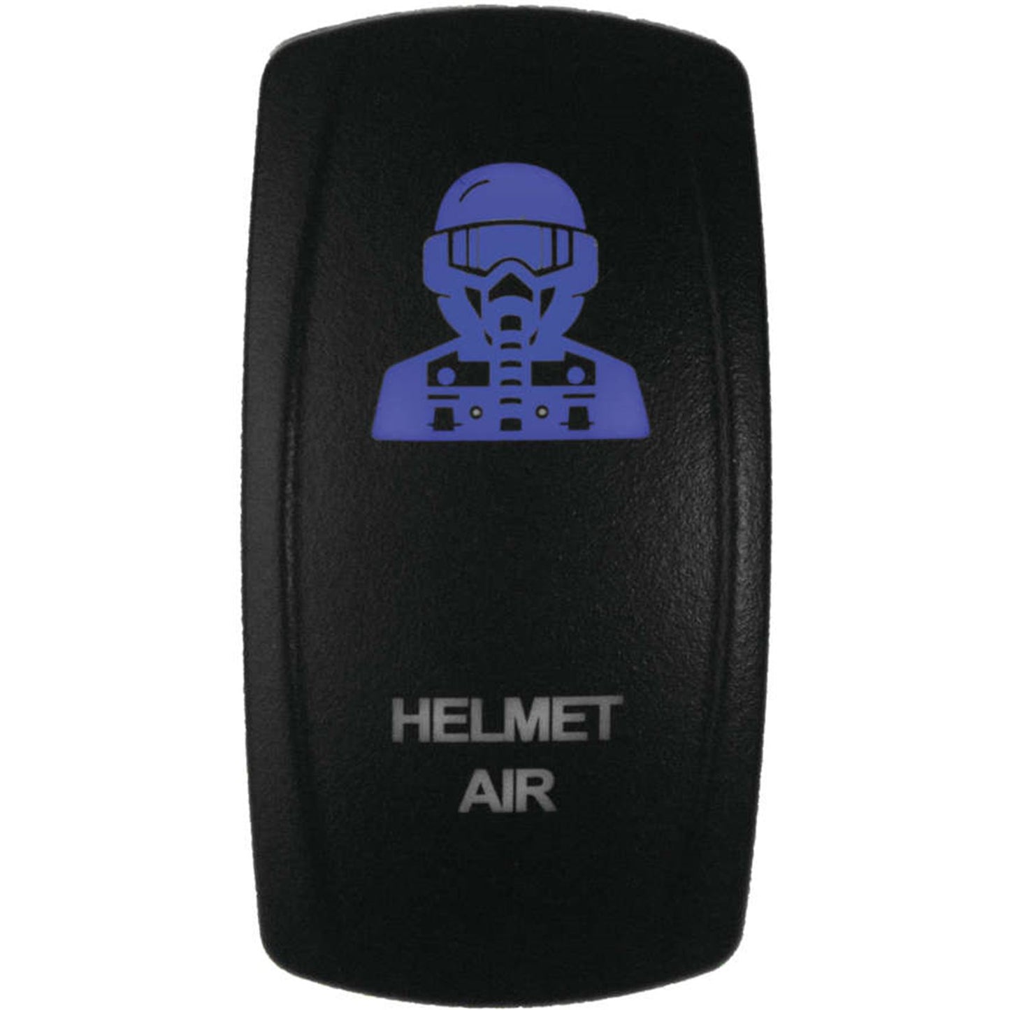 DragonFire Racing Laser-Etched Dual LED Switches Helmet Air - Blue 04-0091_986347