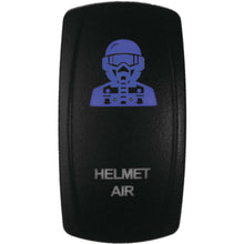 DragonFire Racing Laser-Etched Dual LED Switches Helmet Air - Blue 04-0091_986347