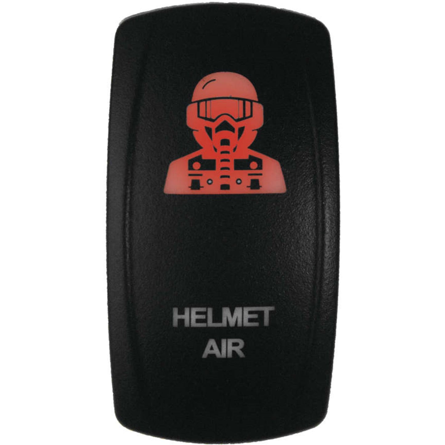 DragonFire Racing Laser-Etched Dual LED Switches Helmet Air - Red 04-0092_992430