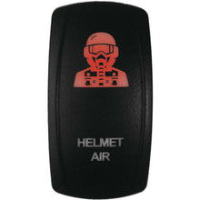 DragonFire Racing Laser-Etched Dual LED Switches Helmet Air - Red 04-0092_992430