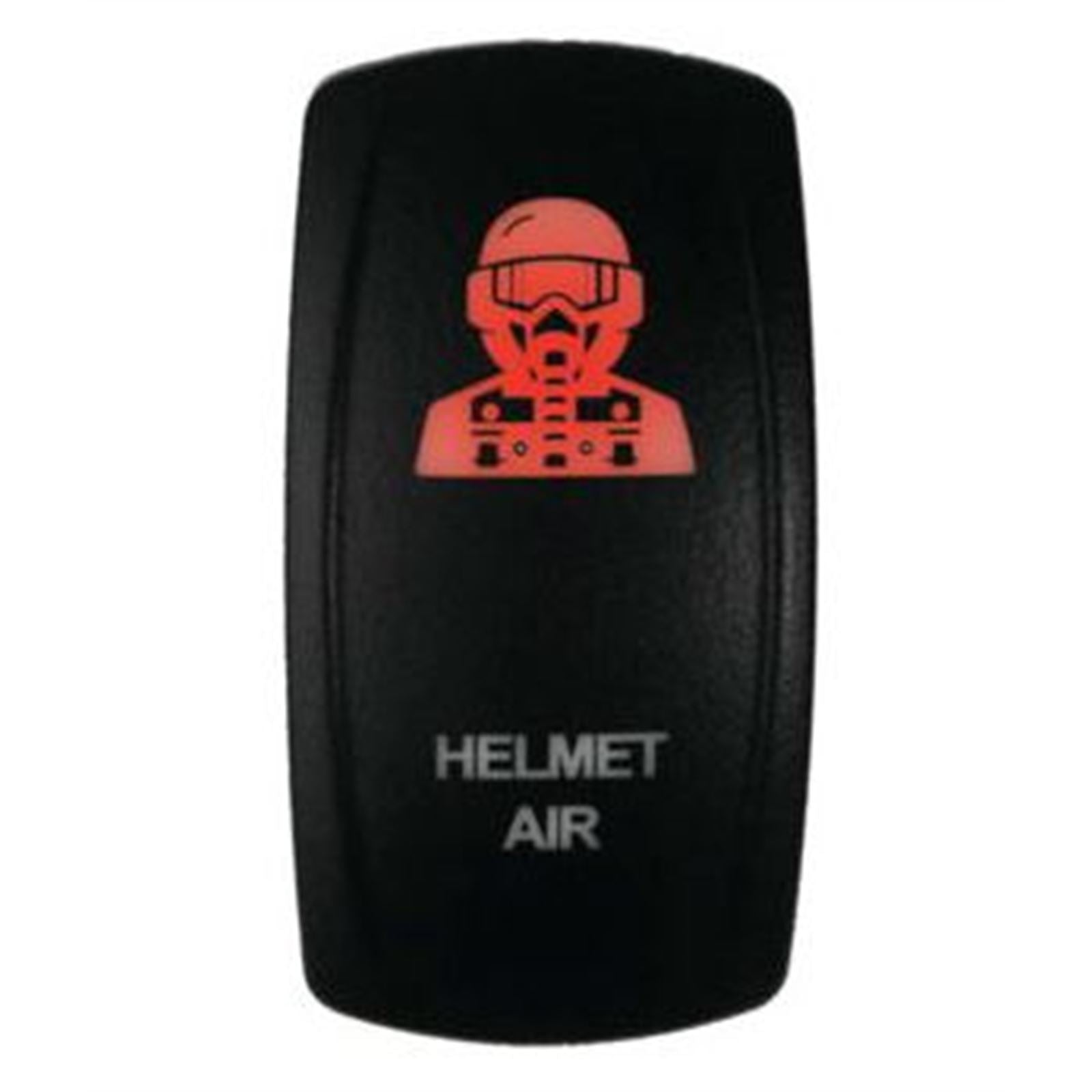 DragonFire Racing Laser-Etched Dual LED Switches Helmet Air - Red 04-0092_750790