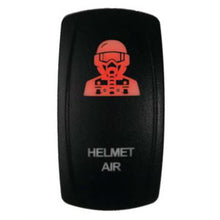 DragonFire Racing Laser-Etched Dual LED Switches Helmet Air - Red 04-0092_750790