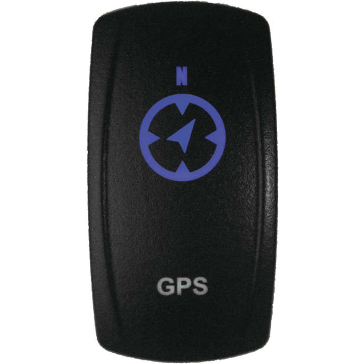 DragonFire Racing Laser-Etched Dual LED Switches GPS On/Off - Blue 04-0124_980764