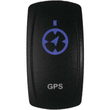 DragonFire Racing Laser-Etched Dual LED Switches GPS On/Off - Blue 04-0124_980764