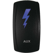DragonFire Racing Laser-Etched Dual LED Switches Auxiliary On/Off - Blue 04-0128_991242