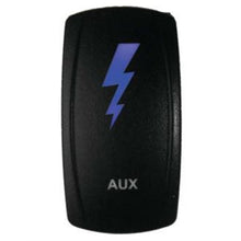 DragonFire Racing Laser-Etched Dual LED Switches Auxiliary On/Off - Blue 04-0128_754091