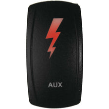 DragonFire Racing Laser-Etched Dual LED Switches Auxiliary On/Off - Red 04-0129_991109