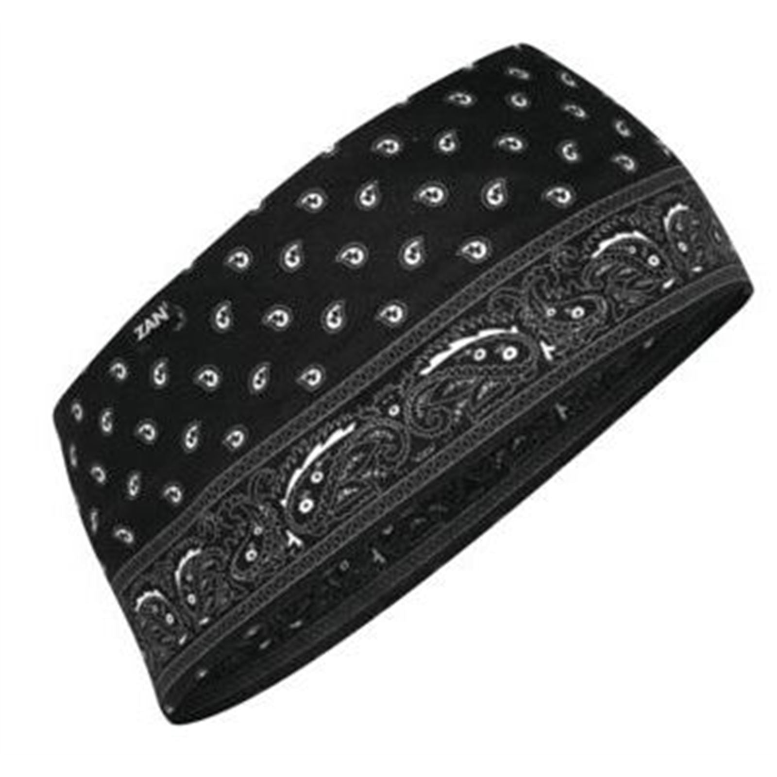 Zan SportFlex™ Headband Black Paisley [MPN: HBL101]_681406