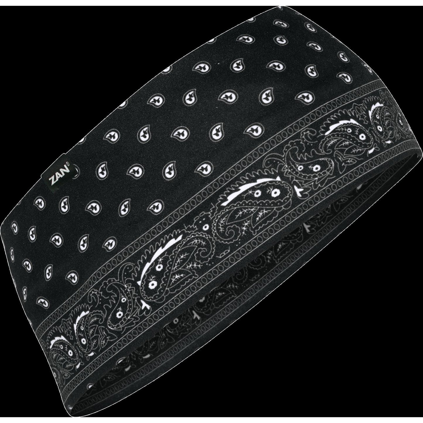 Zan SportFlex™ Headband Black Paisley [MPN: HBL101]_769490