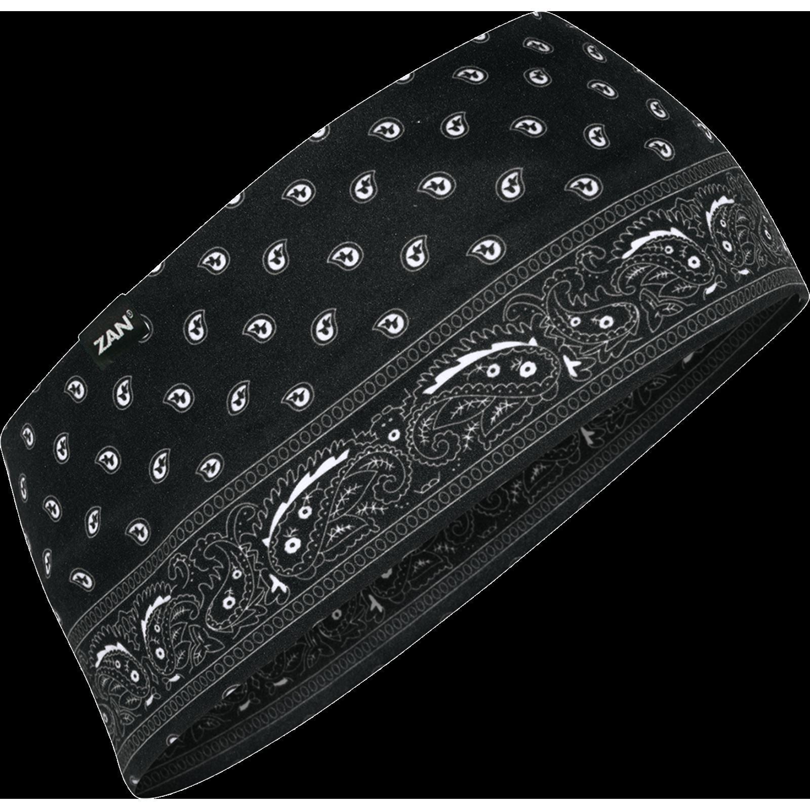 Zan SportFlex™ Headband Black Paisley [MPN: HBL101]_769490