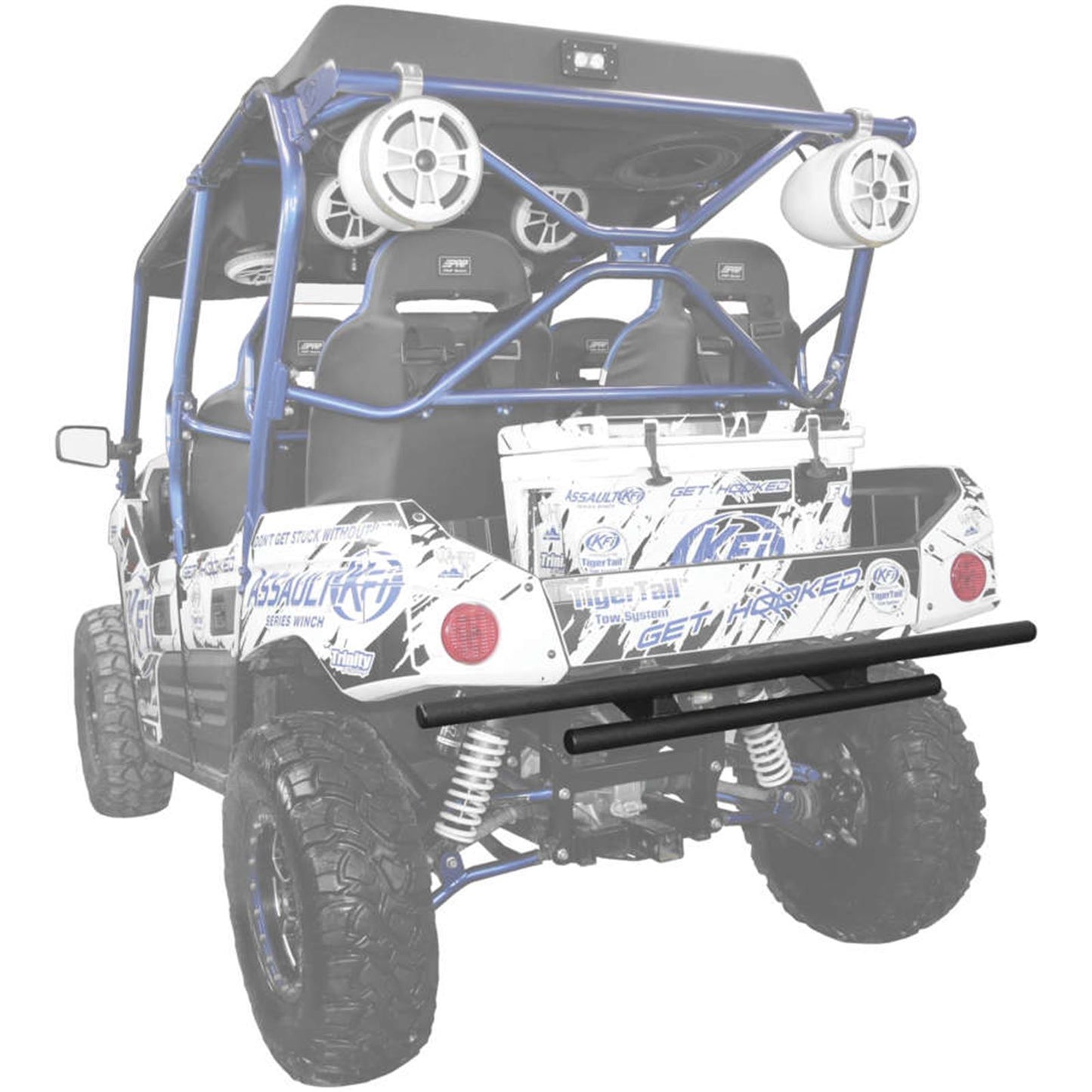 KFI DBL Tube Rear Bumper for Kawasaki 101640_991050